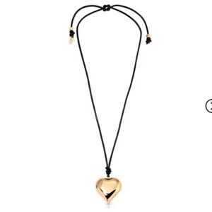 Adjustable Cord Ettika Heart Necklace